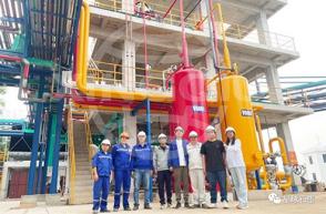 Good news from Vietnam! By-product steam three in one hydrochloric acid synthesis furnace ignition success!